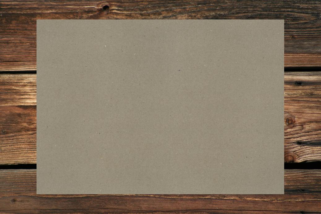 Einzelkarten 105x150 mm Recycling Kraft Naturgrau 290 g/qm